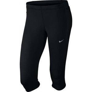 Nike TECH CAPRI černá L - Dámské běžecké 3/4 kalhoty