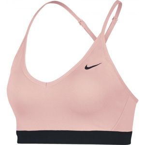 Nike INDY BRA světle růžová L - Dámská sportovní podprsenka