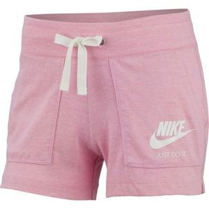 Nike NSW GYM VNTG SHORT světle růžová M - Dámské šortky
