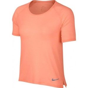 Nike MILER TOP BREATHE růžová L - Dámské sportovní triko