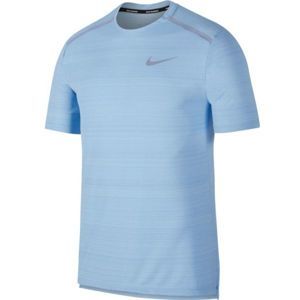 Nike NK DRY MILER TOP SS modrá M - Pánské běžecké triko