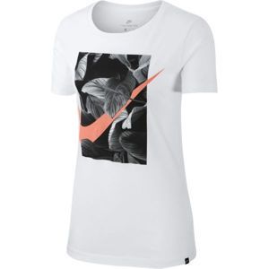 Nike SPORTSWEAR TEE PHOTO SWSH CREW bílá L - Dámské triko