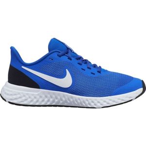 Nike REVOLUTION 5 GS modrá 4.5 - Dětská běžecká obuv