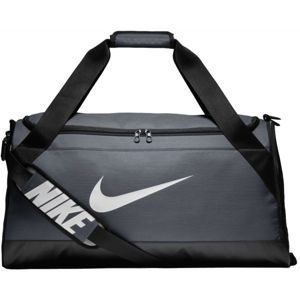 Nike BRASILIA MEDIUM DUFFEL šedá M - Sportovní taška