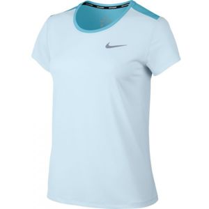 Nike BRTHE RAPID TOP SS modrá XL - Dámské sportovní tričko