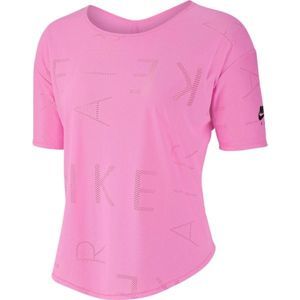 Nike SS TOP AIR růžová XS - Dámské tričko