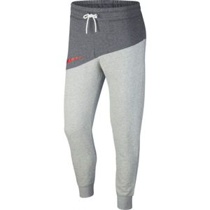 Nike NSW SWOOSH PANT FT šedá XL - Pánské tepláky