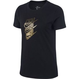 Nike NSW TEE STMT SHINE W černá S - Dámské tričko