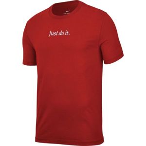 Nike NSW SS TEE JDI EMB M červená XL - Pánské tričko