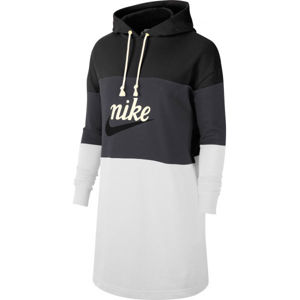Nike NSW VRSTY HOODIE DRESS FT W černá L - Dámské šaty
