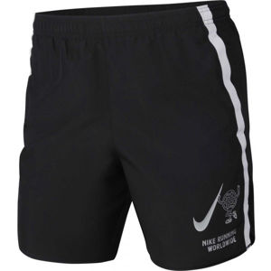 Nike CHALLENGER Pánské běžecké šortky, Černá,Bílá, velikost