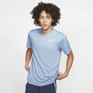 Nike DF BRTHE RUN TOP SS M šedá L - Pánské běžecké tričko