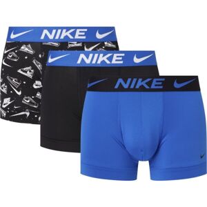 Nike DRI-FIT ES MICR TRUNK 3PK Pánské boxerky, modrá, velikost XL