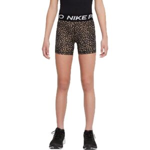 Nike PRO DRI-FIT Dívčí sportovní šortky, černá, veľkosť M
