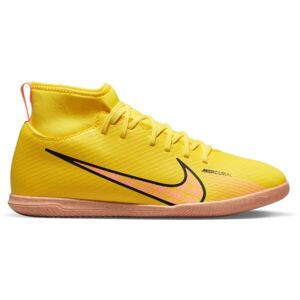 Nike MERCURIAL SUPERFLY 9 CLUB Dětské sálovky, žlutá, velikost 32