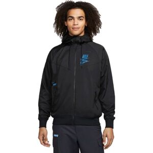 Nike NSW SPE+ WVN WR JKT MFTA M Pánská bunda, Černá,Modrá, velikost M