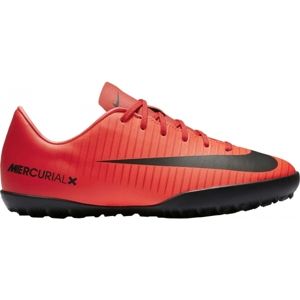 Nike MERCURIALX VAPOR XI TF JR červená 4Y - Dětské turfy