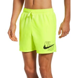 Nike LOGO SOLID 5 Pánské koupací šortky, reflexní neon, velikost XXL