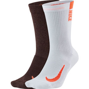 Nike MULTIPLIER MIX Unisexové ponožky, bílá, velikost 42-46