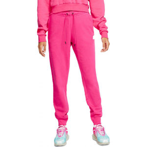 Nike NSW ESSNTL PANT REG FLC W růžová S - Dámské kalhoty