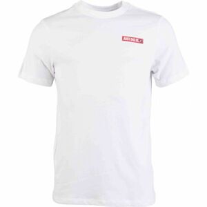 Nike NSW SS TEE JDI 2 Pánské tričko, Bílá,Červená, velikost