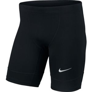Nike POWER TECH černá S - Pánské krátké běžecké legíny