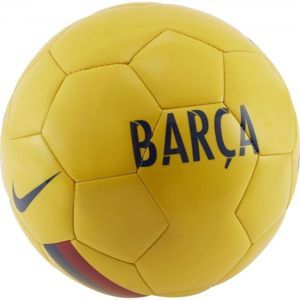 Nike FC BARCELONA SPRTS Fotbalový míč, žlutá, velikost 4