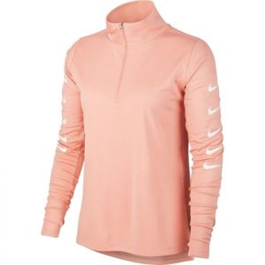 Nike SWOOSH RUN TOP HZ růžová M - Dámské běžecké tričko