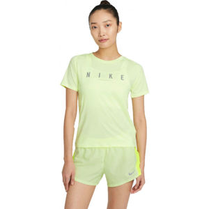 Nike RUN DIVISION MILER Dámské běžecké tričko, světle zelená, velikost L