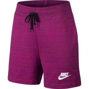 Nike W NSW AV15 SHORT KNT fialová M - Dámské kraťasy
