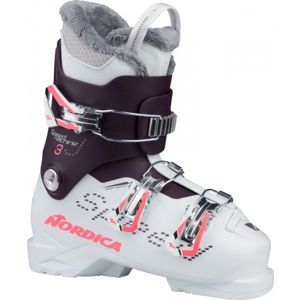 Nordica SPEEDMACHINE J 3 Dětské lyžařské boty, bílá, veľkosť 25