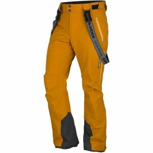 Northfinder MALAKI Pánské lyžařské kalhoty, hnědá, veľkosť XL
