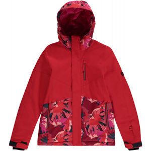 O'Neill PG CORAL JACKET Dívčí lyžařská/snowboardová bunda, červená, velikost 164