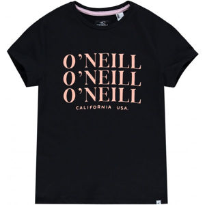 O'Neill LG ALL YEAR SS T-SHIRT Černá 128 - Dívčí tričko