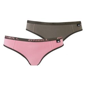 O'Neill SLIP 2-PACK růžová M - Dámské spodní kalhotky