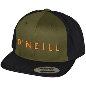 O'Neill BM YAMBAO CAP Pánská kšiltovka, Tmavě zelená,Khaki,Oranžová, velikost