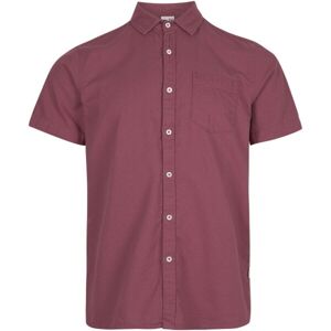 O'Neill CHAMBRAY SHIRT Pánská košile s krátkým rukávem, vínová, velikost S