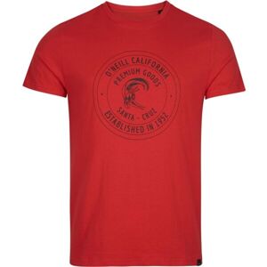 O'Neill EXPLORE Pánské tričko s krátkým rukávem, červená, veľkosť XL