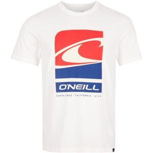 O'Neill FLAG WAVE Pánské tričko, bílá, velikost S