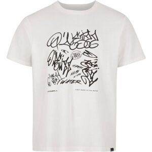 O'Neill GRAFFITI Pánské tričko, bílá, veľkosť XL