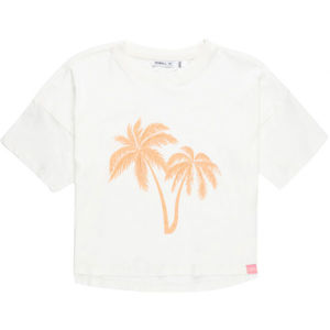 O'Neill LG PALM T-SHIRT bílá 140 - Dívčí tričko