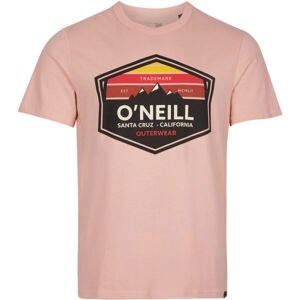 O'Neill MTN HORIZON T-SHIRT Pánské tričko, růžová, velikost S