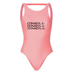 O'Neill PW NOOS LOGO BATHINGSUIT Dámské jednodílné plavky, lososová, velikost 34