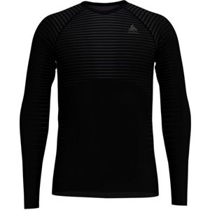Odlo SUW MEN'S L/S CREW NECK PERFORMANCE LIGHT černá XL - Pánské tričko s dlouhým rukávem