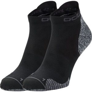 Odlo CERAMICOOL RUN 2 PACK SOCKS SHORT Ponožky, černá, velikost 39-41