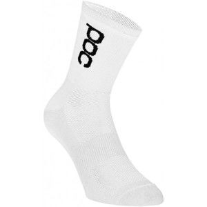 POC ESSENTIAL ROAD LT Sportovní ponožky, bílá, velikost 39/41