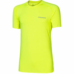 Progress ARROW MAN Pánské běžecké triko, Reflexní neon,Šedá, velikost