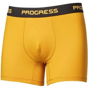 PROGRESS CC SKN Pánské funkční boxerky, žlutá, veľkosť XXL