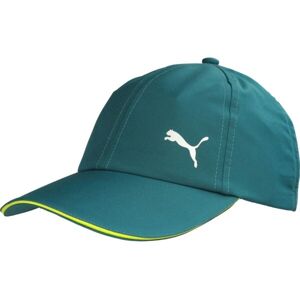 Puma ESSENTIALS RUNNING CAP Sportovní kšiltovka, tmavě zelená, velikost