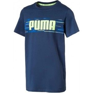 Puma HERO TEE modrá 128 - Chlapecké triko